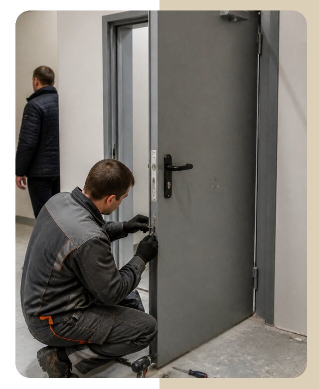 Ремонт противопожарной двери в Дальнегорске по цене 6698 р. | ДвериЛегко-Дль
